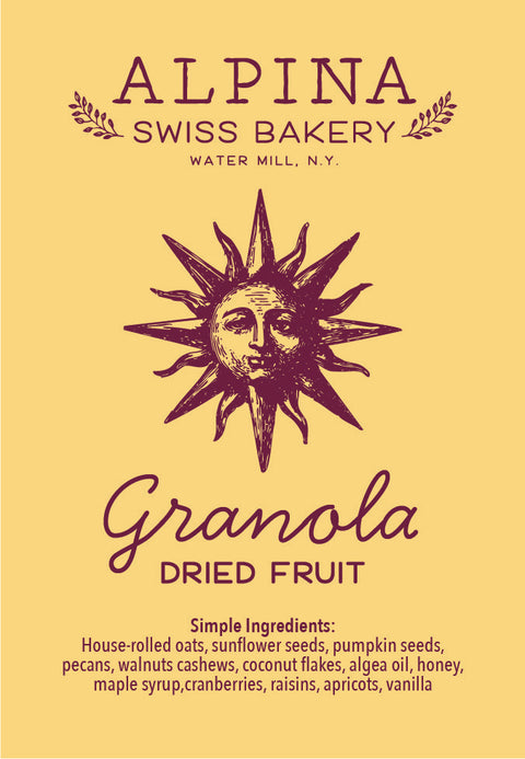 Dried Fruit Granola